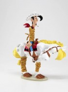 beeldje lucky luke vastgebonden stripweb