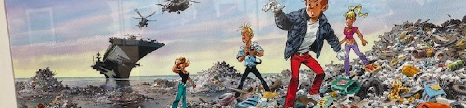 Expositie Dany - Robbedoes en de blauwe Gorgon