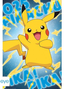 pokemon-poster-effet-metal-pikachu-915-x-61-cm