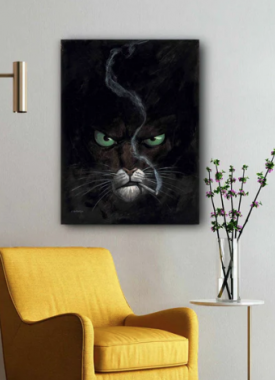 Blacksad rookt zonder kader