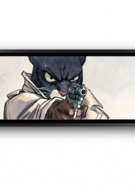 Blacksad Pistool horizontaal kader zwart