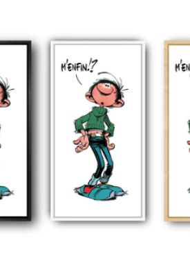 Gaston Lagaffe M'enfin met kader