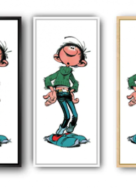 Gaston Lagaffe Seule met kader