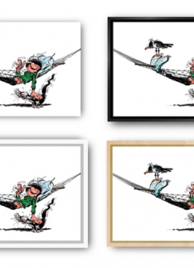Gaston Lagaffe hangmat met kader