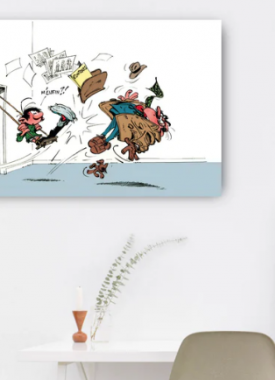 Gaston Lagaffe et Mesmaeker zonder kader