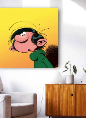 Gaston Lagaffe geel zonder kader