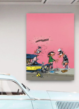 Gaston Lagaffe Parcmètre zonder kader