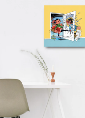 Gaston Lagaffe zonder kader