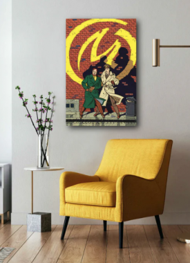 Blake et Mortimer marque jaune zonder kader