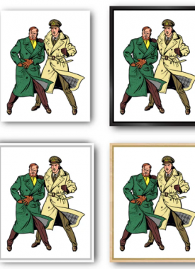 blake et mortimer debout met kader