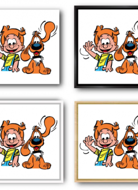 boule et bill met kader