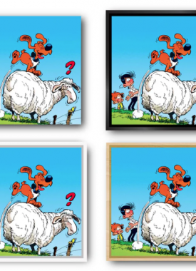 boule et bill met kader