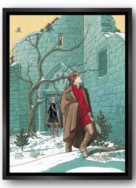 les 7 vies met kader zwart