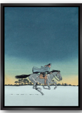 les 7 vies met kader zwart