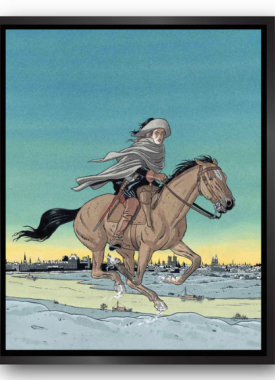 les 7 vies met kader zwart