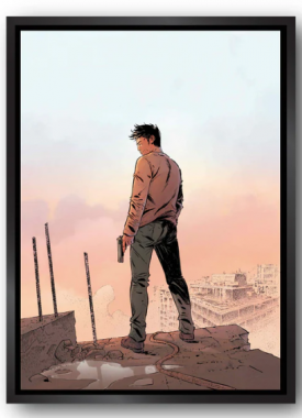 tango met kader zwart