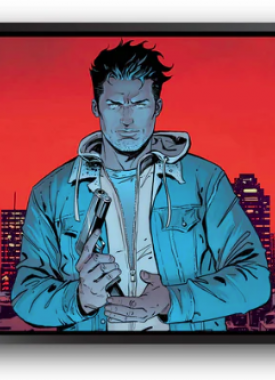 tango met kader zwart