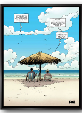 tango met kader zwart