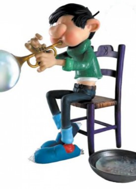 collectible-figurine-plastoy-gaston-lagaffe-soap-bubble-trumpet-2025