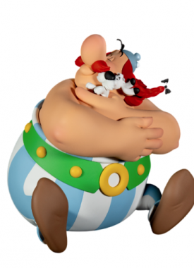 asterix en cleopatra beeldje stripweb