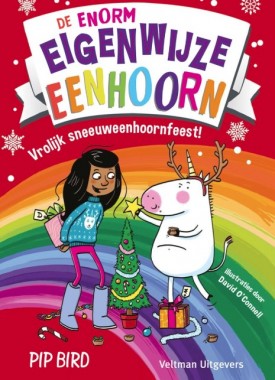 de enorm eigenwijze eenhoorn vrolijk sneeuweenhoornfeest stripweb