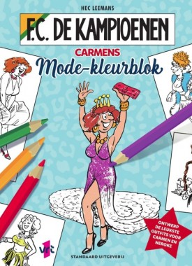 fc de kampioenen carmens mode-kleurboek stripweb