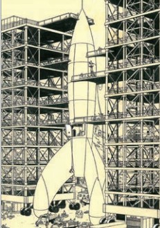 stripweb kuifje postkaart