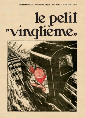 poster kuifje le petit vingtieme stripweb