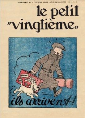 poster kuifje le petit vingtieme stripweb