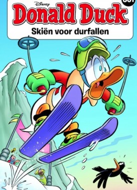 donald duck pocket skiën voor durfallen stripweb