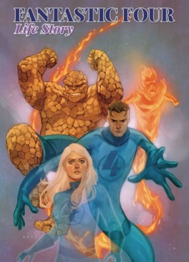 fantastic four life story stripweb