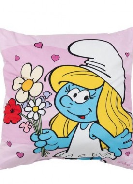 kussen de smurfen roos  stripweb
