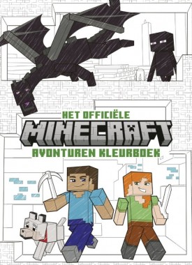 het officiele minecraft avonturen kleurboek stripweb