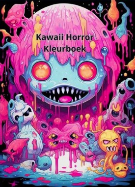 kawaii horror kleurboek stripweb