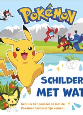 pokemon schilderen met water stripweb