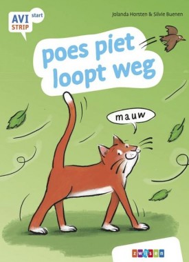 poes piet loopt weg stripweb
