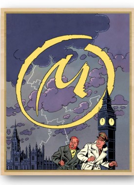 schilderdoek blake et mortimer couverture stripweb natuur