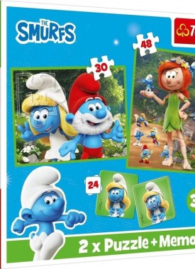 Smurfs have fun - puzzel - Stripweb
