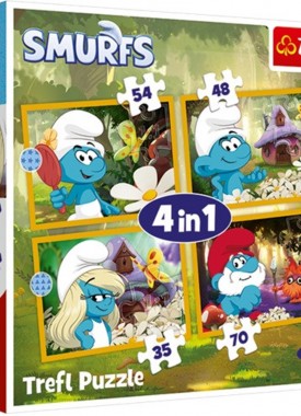 Life in the smurf village - puzzel - stripweb