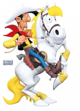 beeldje lucky luke stripweb