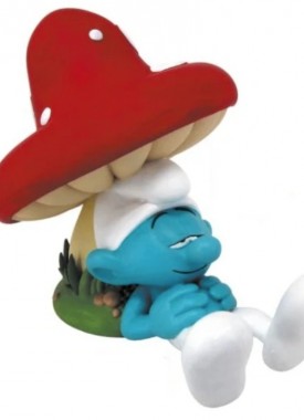 spaarpot slapende smurf stripweb