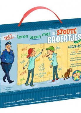 Leren lezen met de stoute broertjes leeskoffer stripweb