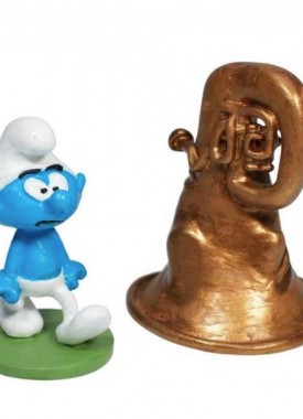 smurfen en de tuba beeldje stripweb