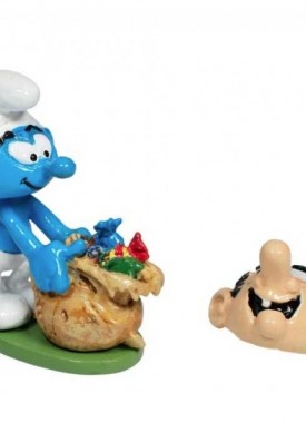 smurfen verkleed als gargamel stripweb