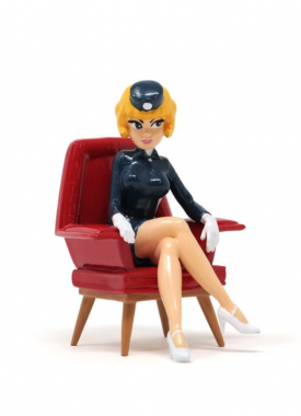 NATACHA FAUTEUIL ROUGE STRIPWEB