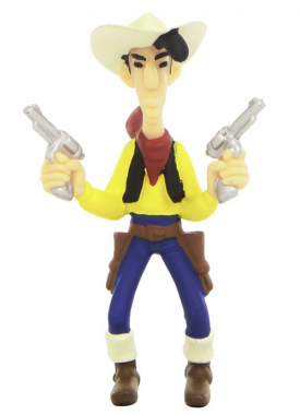 Lucky Luke beeldje 2 pistolen - Stripweb
