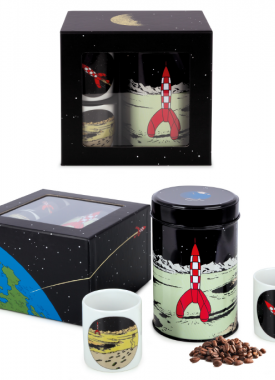 Koffiedoos Kuifje Stripweb