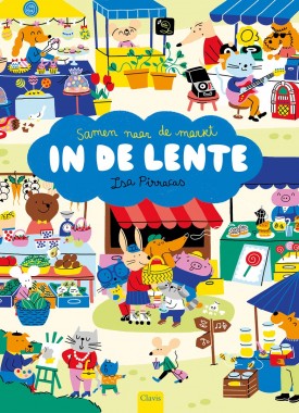 Samen naar de markt in de lente Stripweb