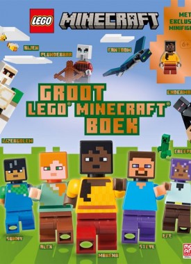 Groot LEGO Minecraft boek Stripweb