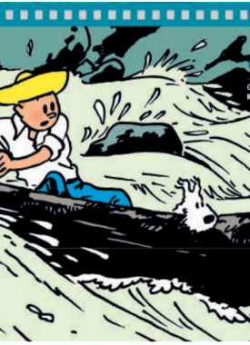 TINTIN KUIFJE KALENDER STRIPWEB